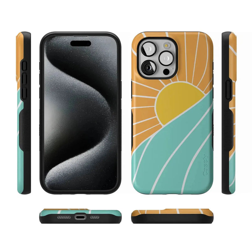 Waves & Rays | Sunshine Case iPhone Case get.casely 
