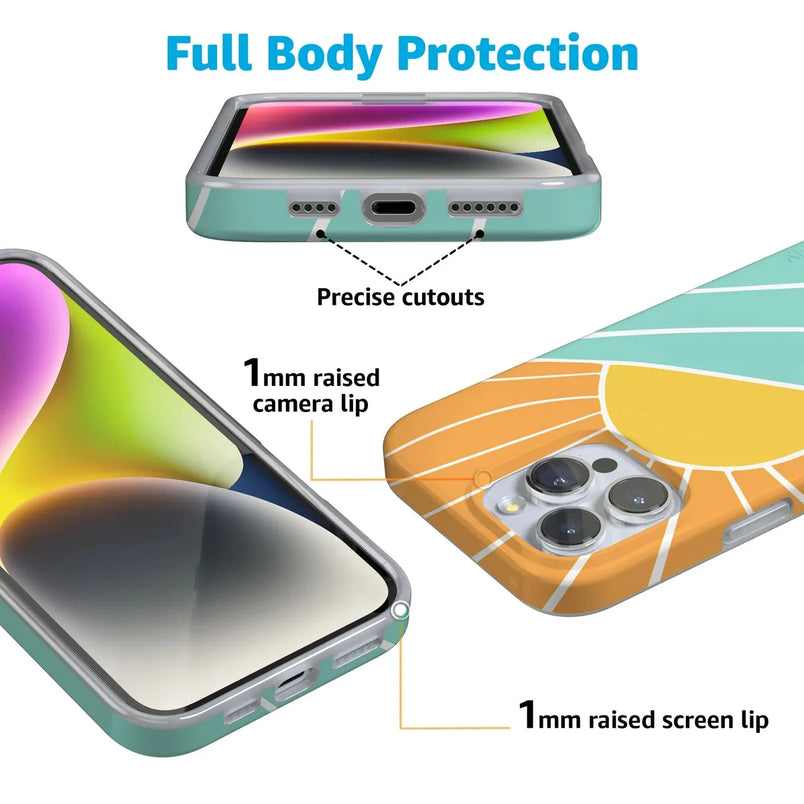 Waves & Rays | Sunshine Case iPhone Case get.casely 