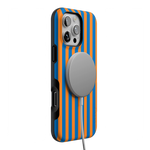 Go New York | Blue & Orange Stripes Case