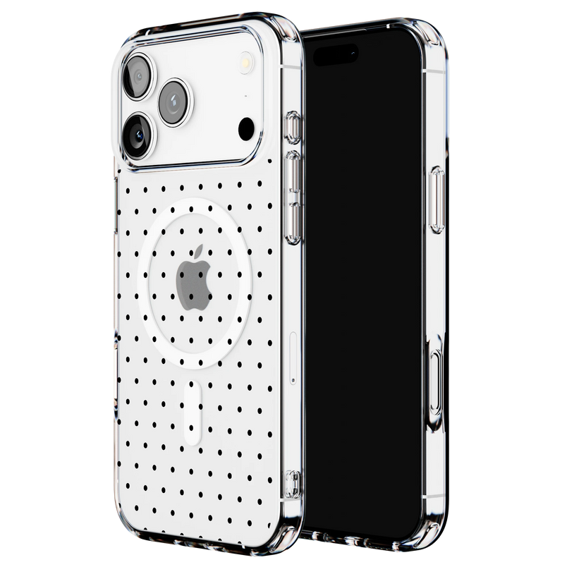 On the Dot | Black Polka Dot Case