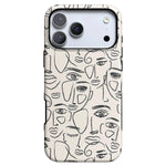 We're All Human | Minimal Face Art Case iPhone Case get.casely Bold Flex + MagSafe® iPhone 18 Pro Max 
