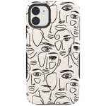 We're All Human | Minimal Face Art Case iPhone Case get.casely Bold iPhone 11 