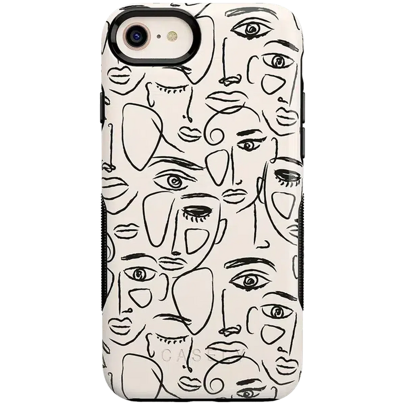 We're All Human | Minimal Face Art Case iPhone Case get.casely Bold iPhone SE (2020 & 2022) 