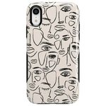 We're All Human | Minimal Face Art Case iPhone Case get.casely Bold iPhone XR 