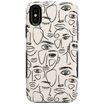 We're All Human | Minimal Face Art Case iPhone Case get.casely Bold iPhone XS Max 