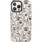 We're All Human | Minimal Face Art Case iPhone Case get.casely Bold + MagSafe® iPhone 13 Pro 