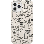 We're All Human | Minimal Face Art Case iPhone Case get.casely Classic iPhone 12 Pro Max 