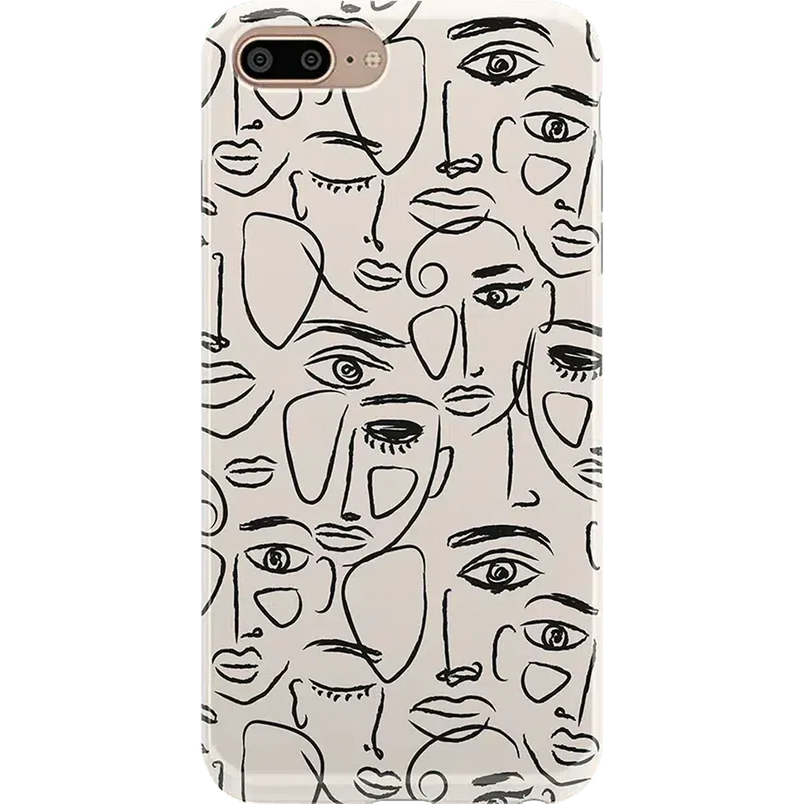 We're All Human | Minimal Face Art Case iPhone Case get.casely Classic iPhone 6/7/8 Plus 