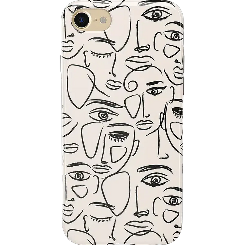 We're All Human | Minimal Face Art Case iPhone Case get.casely Classic iPhone SE (2020 & 2022) 