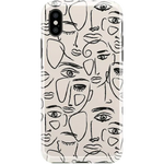 We're All Human | Minimal Face Art Case iPhone Case get.casely Classic iPhone XS Max 