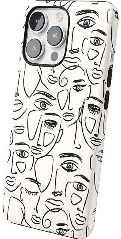 We're All Human | Minimal Face Art Case iPhone Case get.casely 