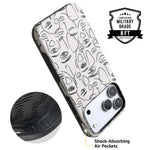 We're All Human | Minimal Face Art Case iPhone Case get.casely 