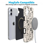 We're All Human | Minimal Face Art Case iPhone Case get.casely 