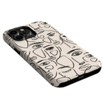 We're All Human | Minimal Face Art Case iPhone Case get.casely 