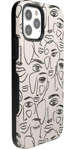 We're All Human | Minimal Face Art Case iPhone Case get.casely