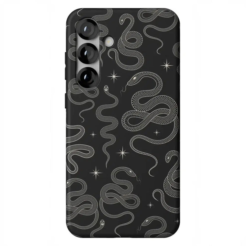 We're Ready For It | Black Serpent Case Phone Case Casetry Essential + MagSafe® Galaxy S25 Plus