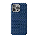 On the Dot | Navy Polka Dot Case