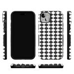 Salem's Hex | Black & White Checkered Case