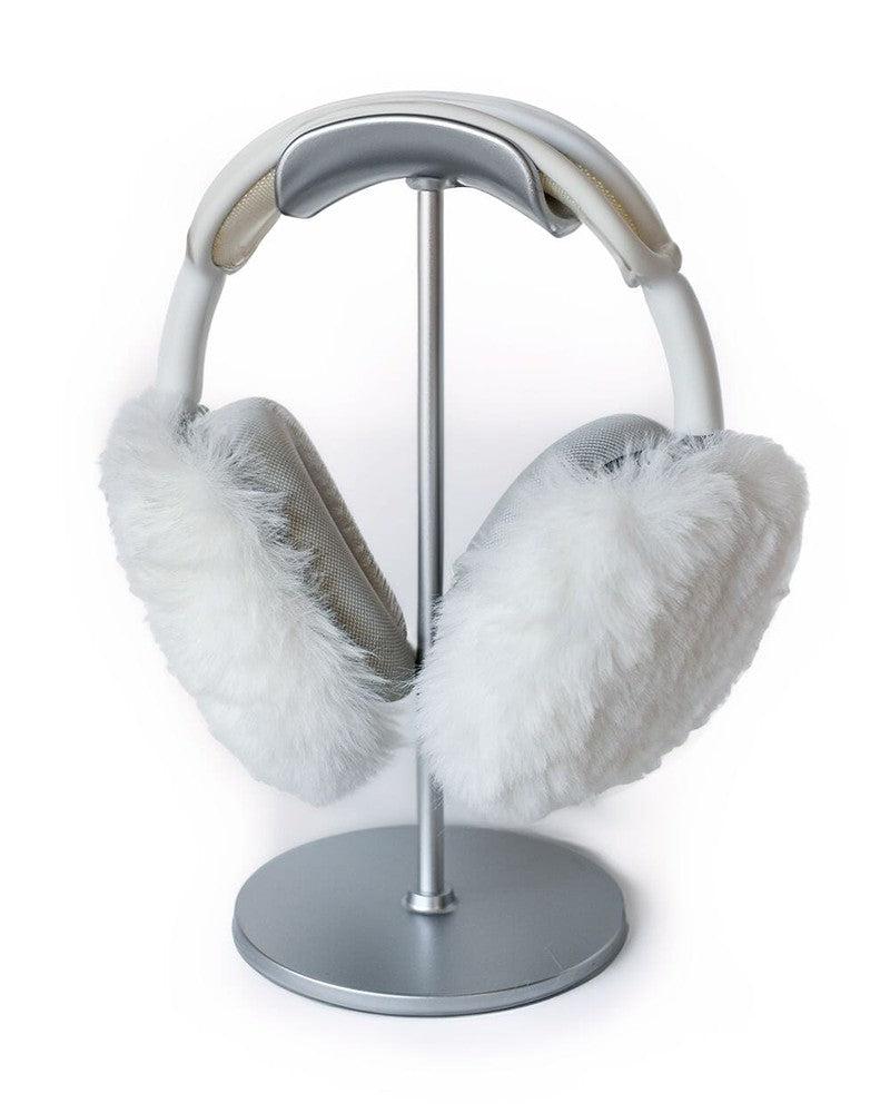 White Fluffy Earmuffs Case for AirPods Max