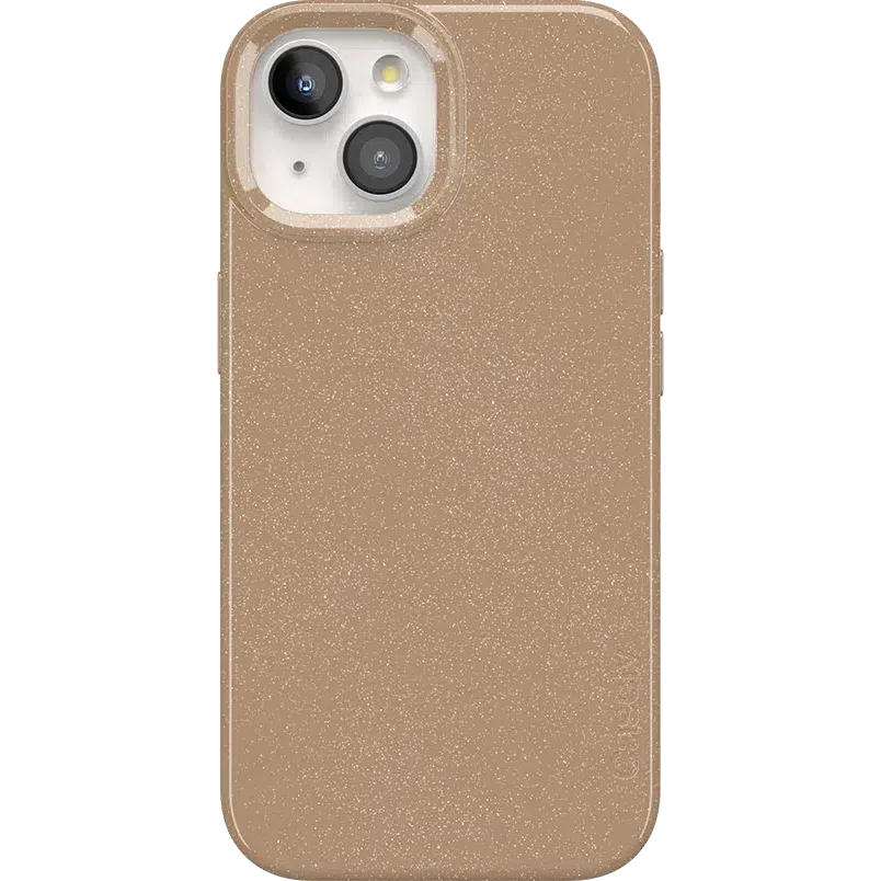 White Oak | Taupe Enchanted Shimmer Case iPhone Case get.casely Classic + MagSafe® iPhone 15 Plus 