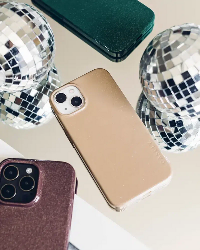 White Oak | Taupe Enchanted Shimmer Case iPhone Case get.casely 