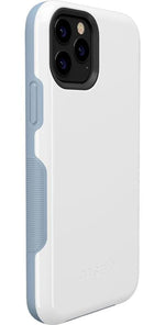 White on Light Blue iPhone Case get.casely 