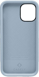 White on Light Blue iPhone Case get.casely 