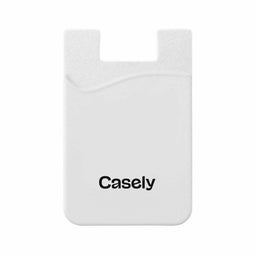 White Silicone Wallet Wallet get.casely 