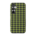 Wicked Hex | Green Checkered Case Phone Case get.casely Bold Flex + MagSafe® Galaxy S25 Plus 