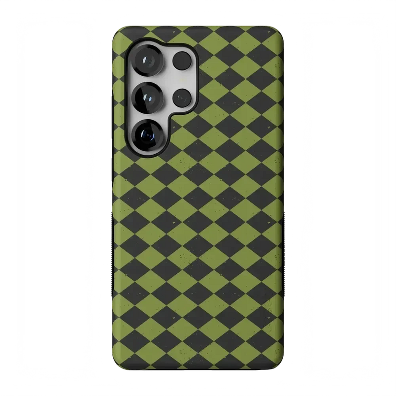 Wicked Hex | Green Checkered Case Phone Case get.casely Bold Flex + MagSafe® Galaxy S26 Ultra 