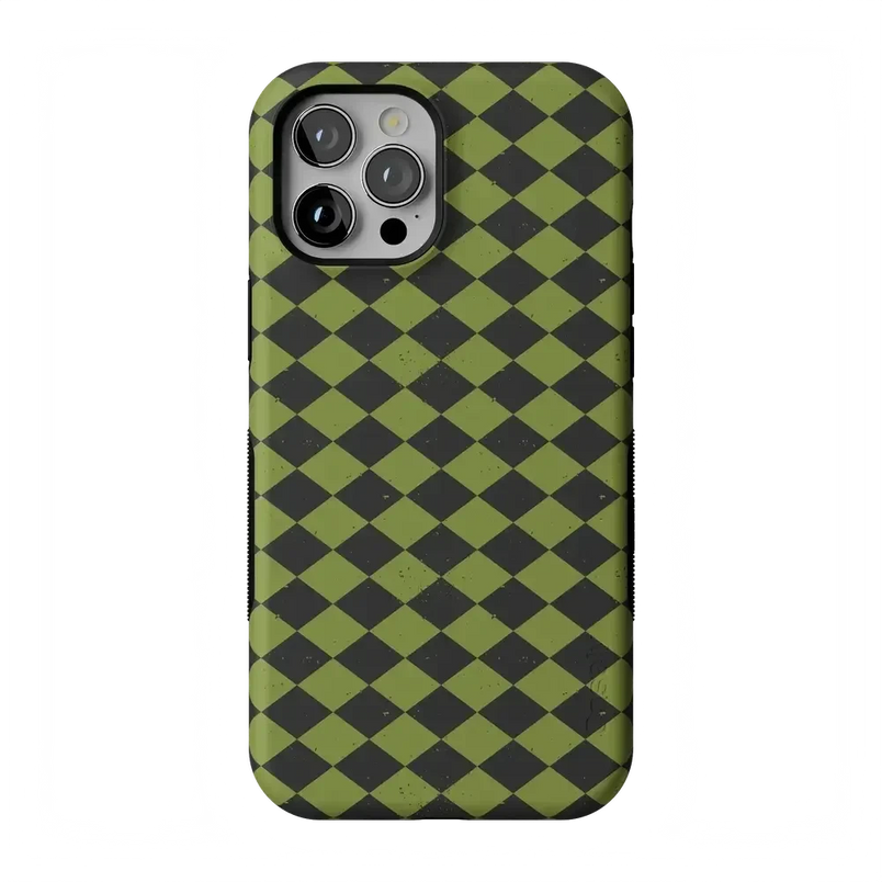 Wicked Hex | Green Checkered Case Phone Case get.casely Bold Flex + MagSafe® iPhone 12 Pro Max 