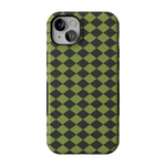 Wicked Hex | Green Checkered Case Phone Case get.casely Bold Flex + MagSafe® iPhone 14 Plus 
