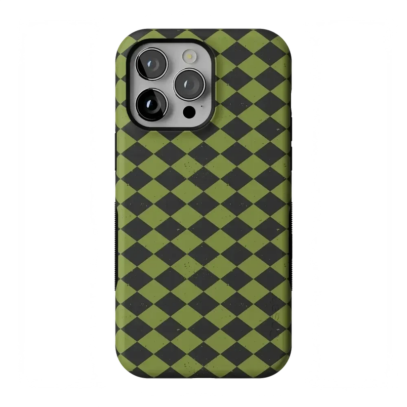 Wicked Hex | Green Checkered Case Phone Case get.casely Bold Flex + MagSafe® iPhone 14 Pro Max 