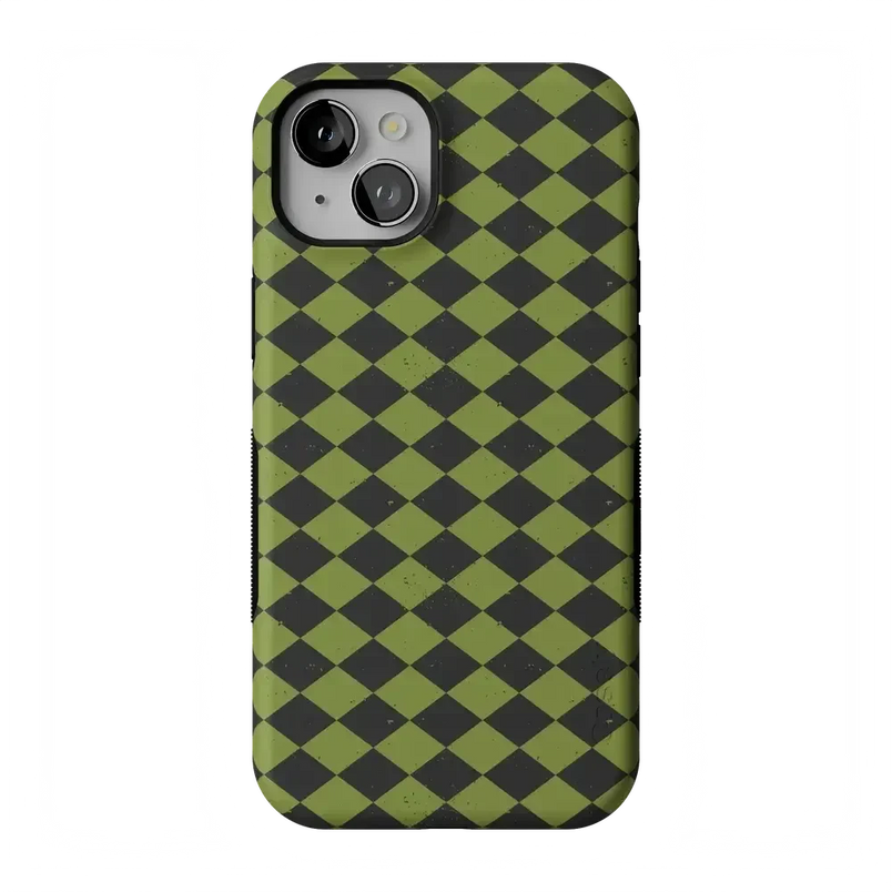 Wicked Hex | Green Checkered Case Phone Case get.casely Bold Flex + MagSafe® iPhone 15 Plus 