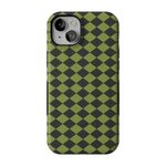 Wicked Hex | Green Checkered Case Phone Case get.casely Bold Flex + MagSafe® iPhone 15 Plus 