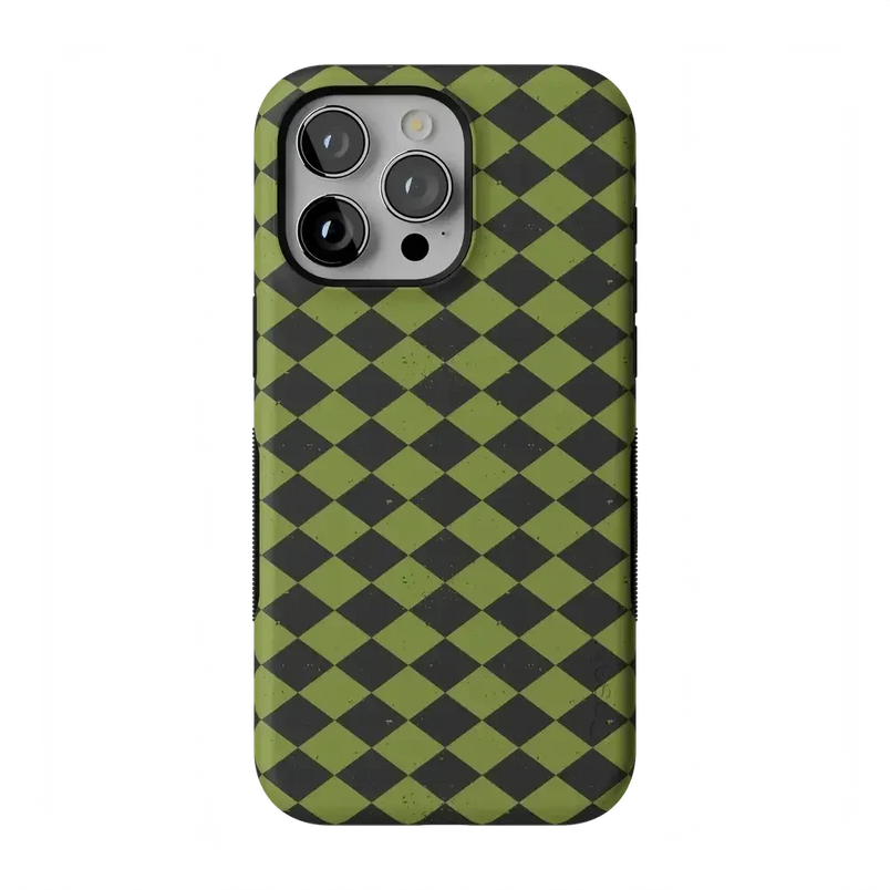 Wicked Hex | Green Checkered Case Phone Case get.casely Bold Flex + MagSafe® iPhone 15 Pro Max 