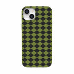Wicked Hex | Green Checkered Case Phone Case get.casely Classic + MagSafe® iPhone 14 Plus 