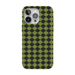 Wicked Hex | Green Checkered Case Phone Case get.casely Classic + MagSafe® iPhone 15 Pro Max 