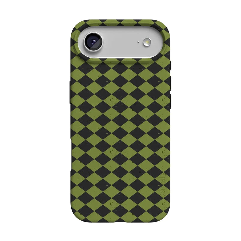 Wicked Hex | Green Checkered Case Phone Case get.casely Classic + MagSafe® iPhone 17 Air 