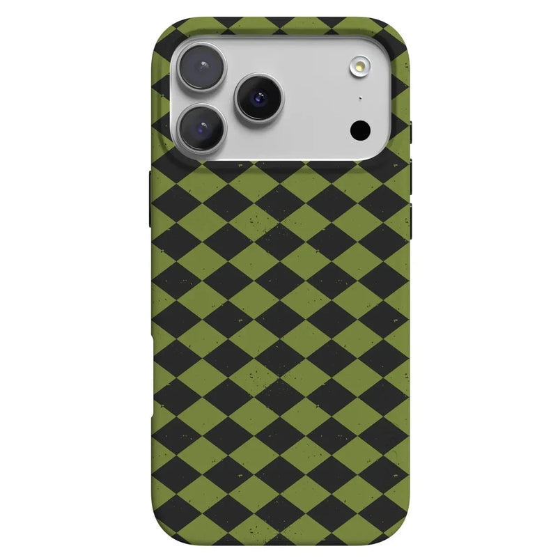 Wicked Hex | Green Checkered Case Phone Case get.casely Classic + MagSafe® iPhone 17 Pro Max 