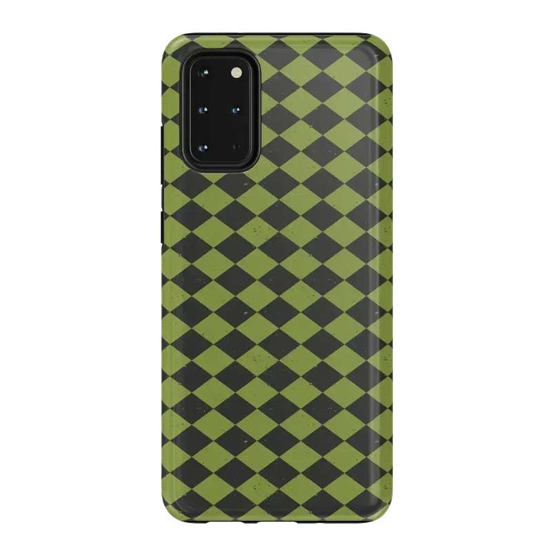 Wicked Hex | Green Checkered Case Phone Case get.casely Essential Galaxy S20 Plus 