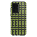 Wicked Hex | Green Checkered Case Phone Case get.casely Essential Galaxy S20 Ultra 