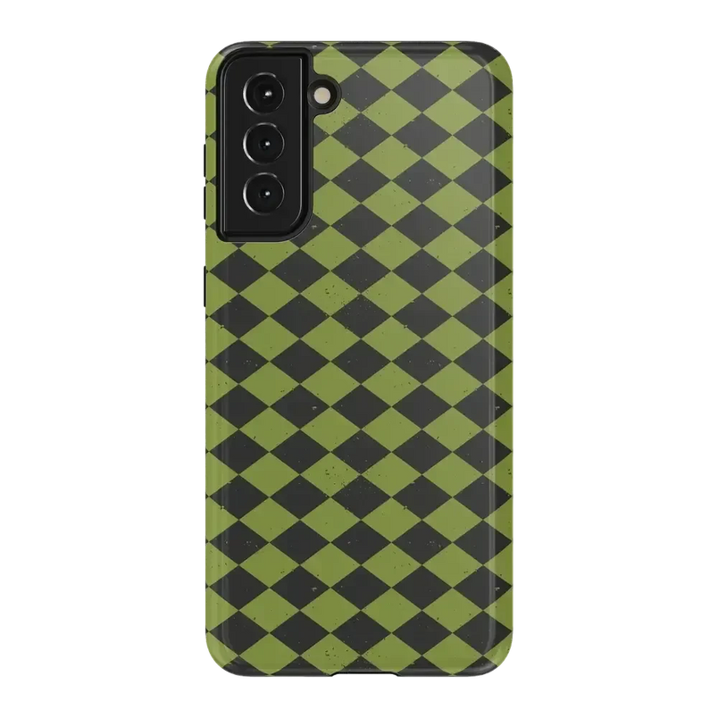 Wicked Hex | Green Checkered Case Phone Case get.casely Essential Galaxy S21 Plus 