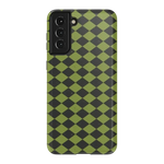 Wicked Hex | Green Checkered Case Phone Case get.casely Essential Galaxy S21 Plus 