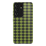 Wicked Hex | Green Checkered Case Phone Case get.casely Essential Galaxy S21 Ultra 
