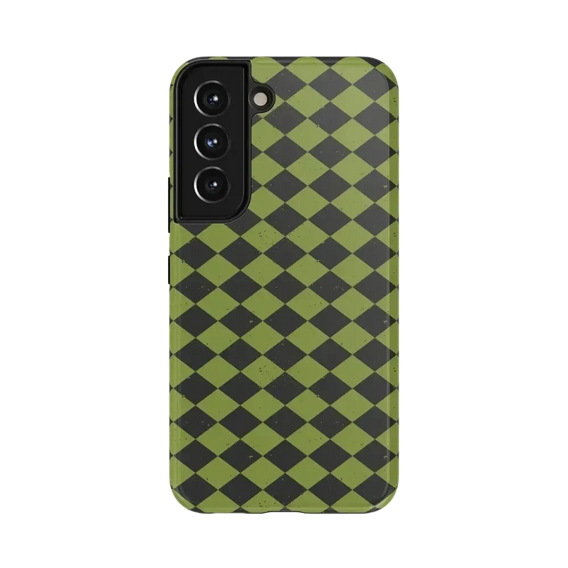 Wicked Hex | Green Checkered Case Phone Case get.casely Essential Galaxy S22 