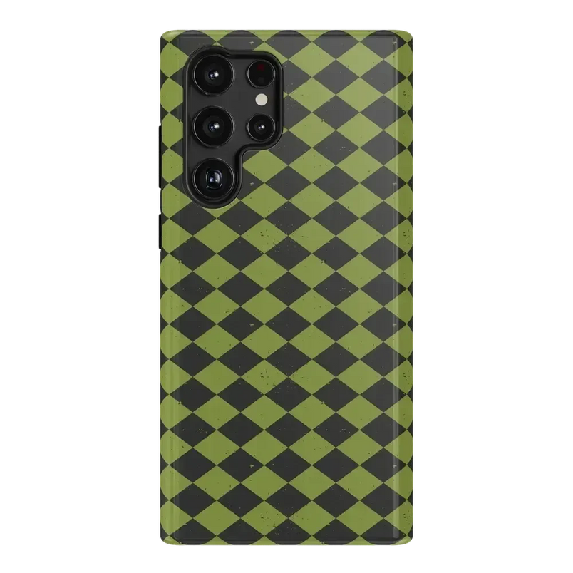 Wicked Hex | Green Checkered Case Phone Case get.casely Essential Galaxy S22 Ultra 