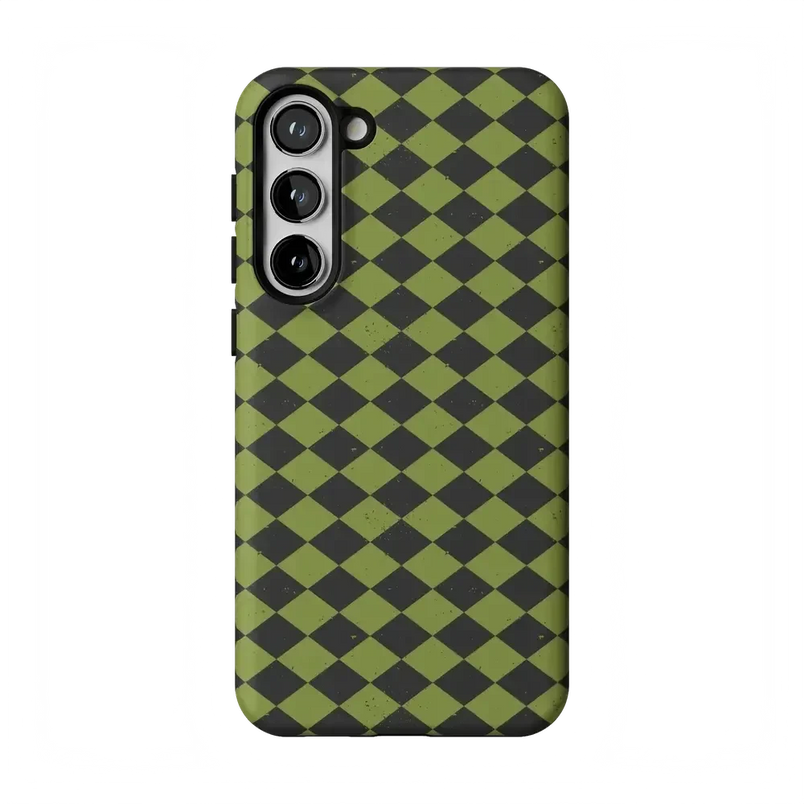 Wicked Hex | Green Checkered Case Phone Case get.casely Essential Galaxy S23 Plus 