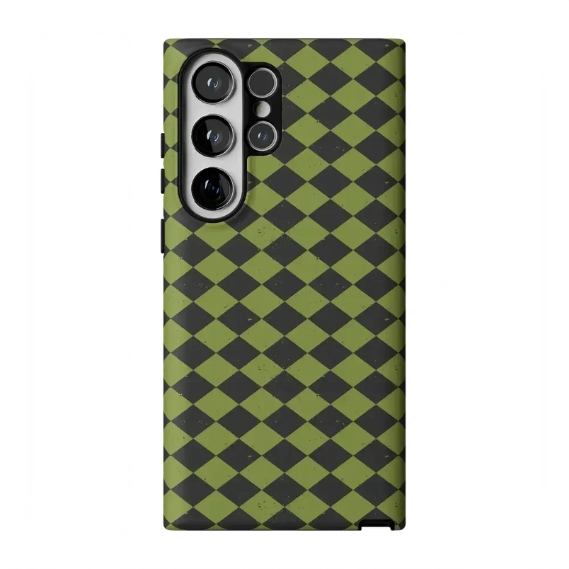 Wicked Hex | Green Checkered Case Phone Case get.casely Essential Galaxy S23 Ultra 