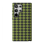 Wicked Hex | Green Checkered Case Phone Case get.casely Essential Galaxy S24 Ultra 